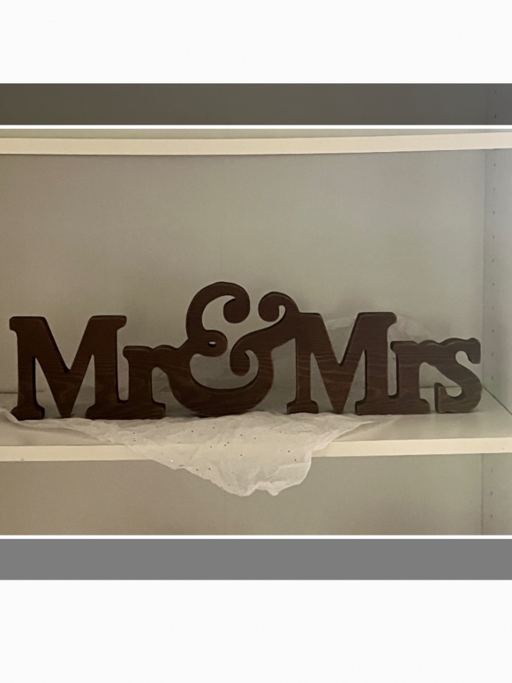 Mr& Mrs Wood Decor for Weddings, Master Suite, Vintage , Western
